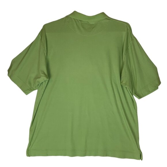 Cutter & Buck Mens CB DryTec Polo Shirt XXL Pale Green Moisture-Wicking Cotton - Picture 3 of 6